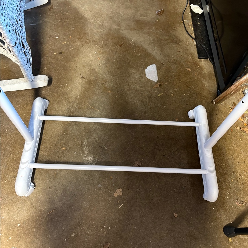 Amazon White Adjustable Garment Rack - Picture 2 of 3